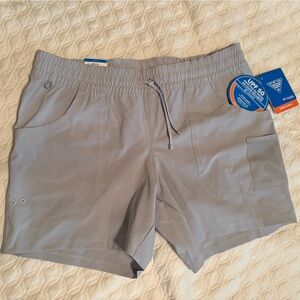 Gray Colombia PFG Athletic Shorts